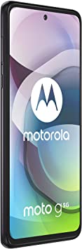 Moto G 5G 2021 (128GB, 6GB) 6.7" FHD  Water Repellent, Snapdragon 750, Dual SIM GSM Unlocked Euro 5G Only/Global 4G LTE (Telus, Fido, Rogers) International Model XT2113-3 (Gray)