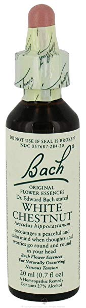 Bach Original Flower Essences, White Chestnut 0.7 fl oz (20 ml)