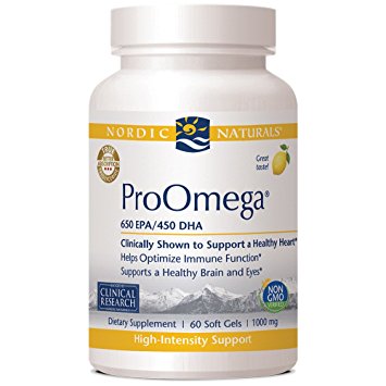 Nordic Naturals Pro - ProOmega, Promotes Brain and Heart Health, Helps Optimize Immune Function and Supports Healthy Eyes - Lemon Flavored 60 Soft Gels