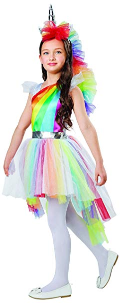 Rainbow Unicorn Dress Up Costume, Small (4-6)