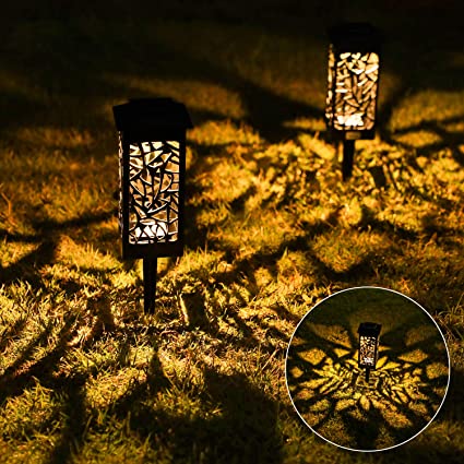 8 Pack Solar Lights Outdoor Garden,OxyLED Auto On/Off LED Decorative Landscape Lighting Solar Powered Driveway Stake Garden Lights for Yard Garden Patio Lawn Backyard