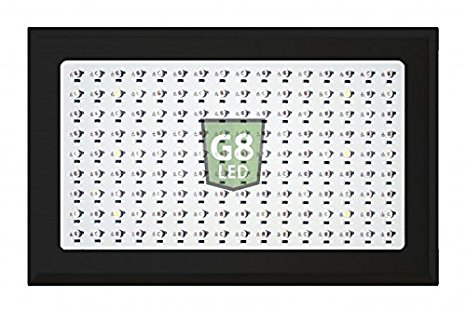 G8LED 450 Watt LED Grow Light for Flowering BLOOM with Optimal 8-Band with Increased Red Spectra and Ultraviolet (UV) - 3 Watt Chips