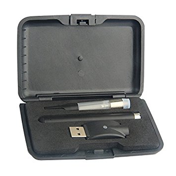 Wizard Aromatherapy Black Inhaler Pen (510) with Case