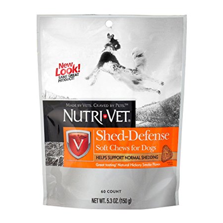 Nutri-Vet Shed-Defense Soft Chews for Dogs, 5.3 Ounce Bag