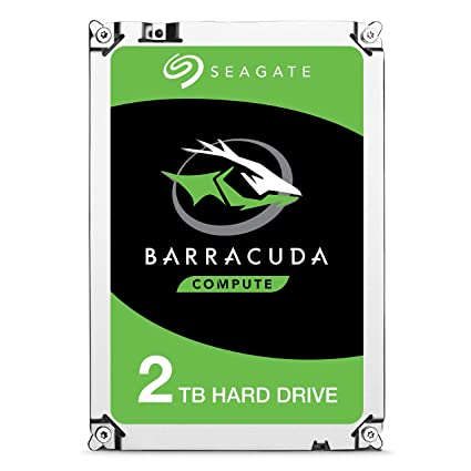 Seagate Barracuda 2 TB Internal Hard Drive HDD – 3.5 Inch SATA 6 Gb/s 7,200 RPM 64 MB Cache for Computer Desktop PC Laptop (ST2000DM008)