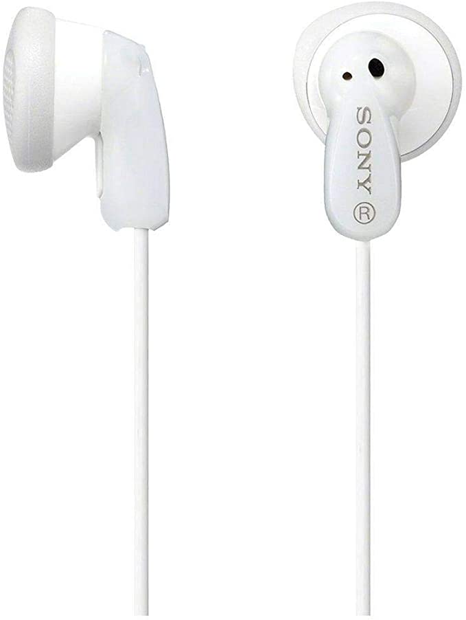 Sony in-Ear Earbud Headphones with Remote and Deep Bass, Blue, MDR-E9LP