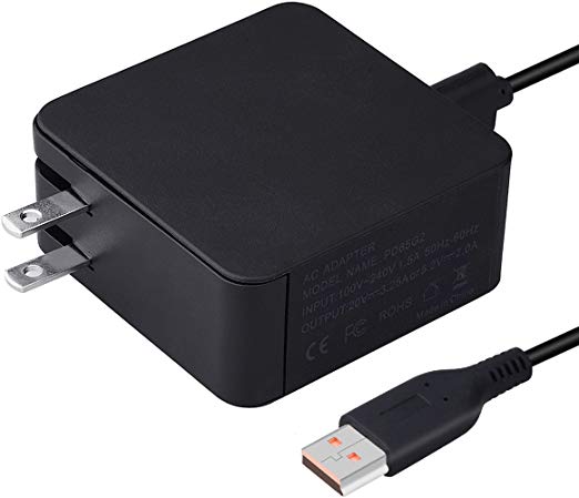 New AC Charger for Lenovo Yoga 700 700-11ISK 700-14ISK 80QD 80QE, Yoga 900 900-13ISK 900-13ISK2 Yoga 4 Pro 80MK 80UE Laptop with USB Cable Power Supply Adapter Cord