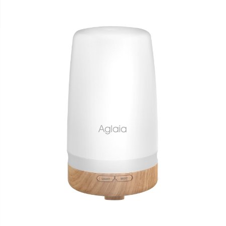 Aroma Diffuser Aglaia Aromatherapy Essential oil Diffuser Ultrasonic Cool Mist with Color LED light and Auto Timer BE-A3 Plastic