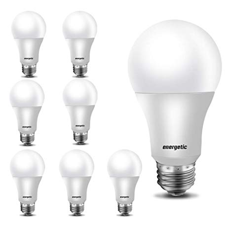 60W Equivalent, A19 LED Light Bulb, 5000K Daylight, E26 Medium Base, Non-Dimmable LED Light Bulb,750lm,UL Listed 8-Pack