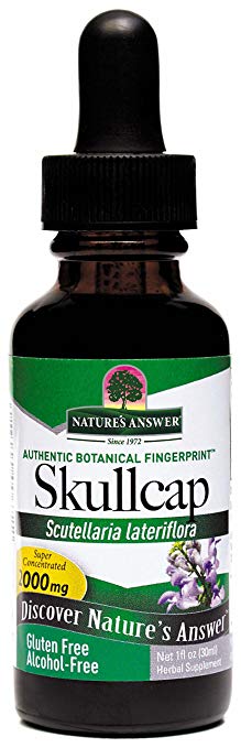 Nature's Answer Alcohol-Free Skullcap Herb, 1-Fluid Ounce