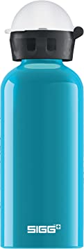 SIGG Kids Water Bottle KBT Waterfall, 0.4 L (13 oz), Lightweight & Leakproof Metal Water Bottle, BPA-Free Simple Modern Water Bottle for Kids