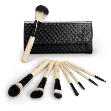 Makeup Brushes, USpicy 8 Pieces Make Up Brushes Cosmetics Brushes Kit with Travel Pouch