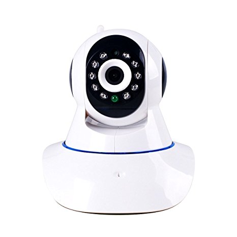 Elecsmart IP Wireless Security Camera Audio Video Baby Monitor 720P HD Wi-Fi Wireless Network Video Monitoring Security IP Camera Home Security Video Recording Easy Remote Access via PC & Smartphone