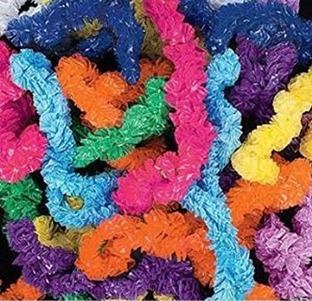 Fun Express Plastic Lei Assortment (100 Piece)