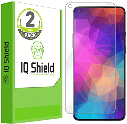 IQ Shield Screen Protector Compatible with OnePlus 8T (2-Pack) Anti-Bubble Clear Film