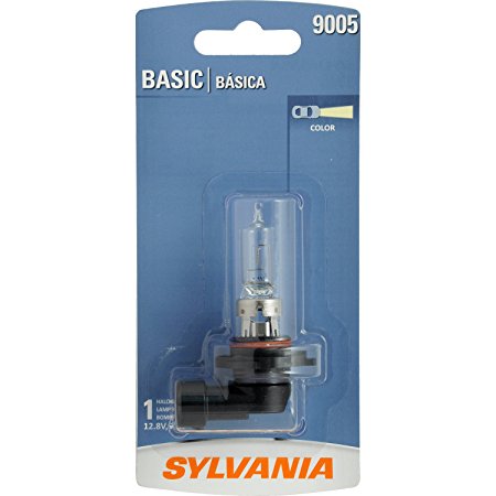 SYLVANIA 9005 Basic Halogen Headlight Bulb, (Contains 1 Bulb)