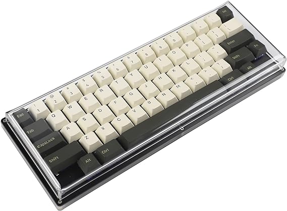 Mechanical Keyboard Dust Cover Keycap Lid Acrylic for 60% Mechanical Keyboard 61 64