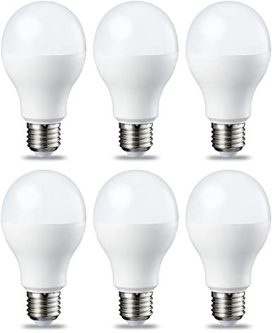AmazonBasics LED E27 Edison Screw Bulb, 14W (equivalent to 100W), Cool White - Pack of 6