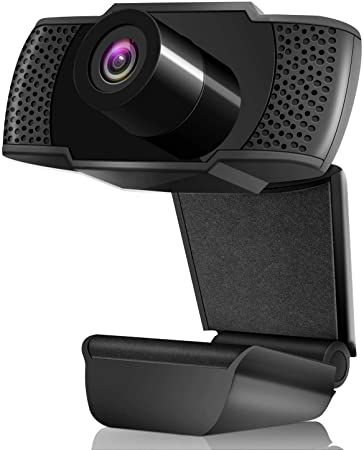 Keedox 1080P Webcam with Microphone, 2MP Webcam Desktop Laptop USB 2.0 Web Camera, Streaming Webcam for Widescreen Video Calling and Recording