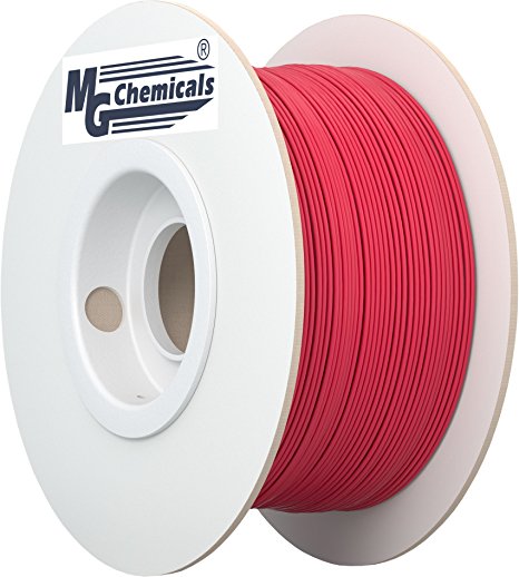 MG Chemicals PETG 3D Printer Filament, 1.75 mm, 1 kg, Red (IMPROVED)