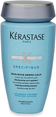 Kerastase Specifique Bain Riche Dermo-Calm Shampoo for Unisex, 8.5 Ounce