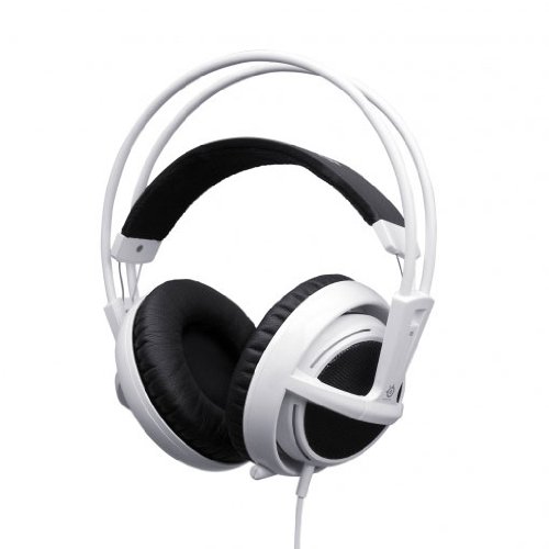 SteelSeries Siberia V2 Full Size Headset with Microphone - White (PC)