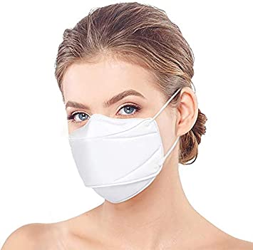 Face Protective Mask for Adult KF94-4-Layer Breathable Quality 3D Mask(10Pcs)