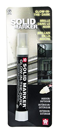 Sakura Solidified Paint Solid Marker, 15 to 248 Degrees F, Glow-in-the-Dark