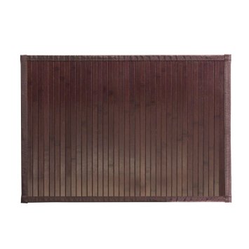 InterDesign Bamboo Floor Mat, 24-inch by 17-inch , Mocha