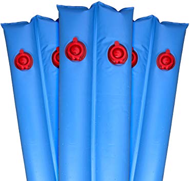 Robelle 3809-20-06 Premium 20g. Double-Chamber 8-Foot Blue Winter Water Tube For Swimming Pool Covers, 6-Pack