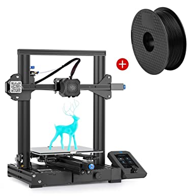 Creality Ender-3 V2 3D Printer & 1.75mm PLA Filament Black