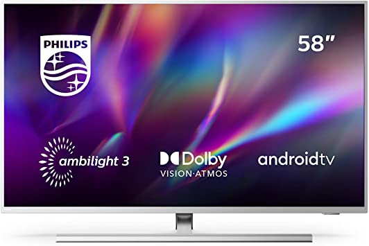 Philips 58PUS8505/12 TV 147.3 cm (58") 4K Ultra HD Smart TV Silver 58PUS8505/12, 147.3 cm (58"), 3840 x 2160 pixels, 4K Ultra HD, LED, Smart TV, Silver