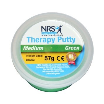 NRS Healthcare Resistance Therapy Putty E86292 - Green Medium 57g