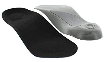 Arch Support Orthotics Ergonomic Mid Sole Support 3/4 Elevator Shoes Insole - 1/2 Inch Height Increase Heel Inserts Size L Plantar Fasciitis, Foot Pain, Heel Pain and Pronation Relief for Men & Women