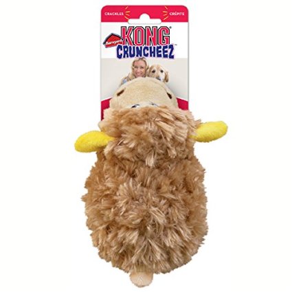 KONG Barnyard Cruncheez Sheep Toy for Dog Small