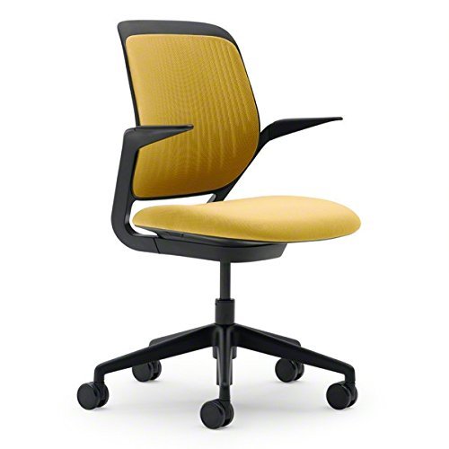 Steelcase Cobi Chair: Fixed Arms - Standard Carpet Casters