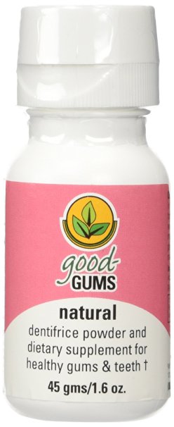 Good Gums Natural Dentifrice Powder & Dietary Supplement for Brushing Teeth