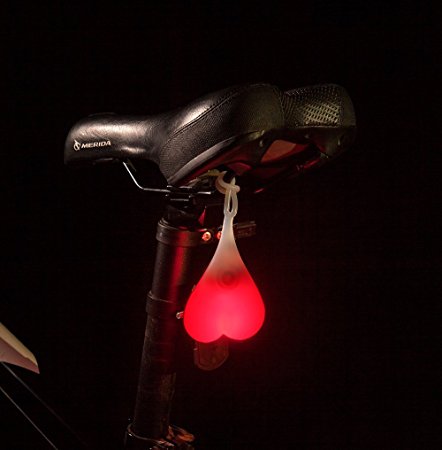 Bike Tail Light, Delomo Bike Rear Light Waterproof Warning Taillight Bicycle LED Night Light