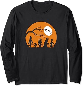 Star Wars Trick Or Treat Halloween Silhouette Long Sleeve T-Shirt