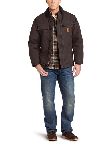 Carhartt Men's Arctic Quilt Lined Sandstone Traditional Coat C26