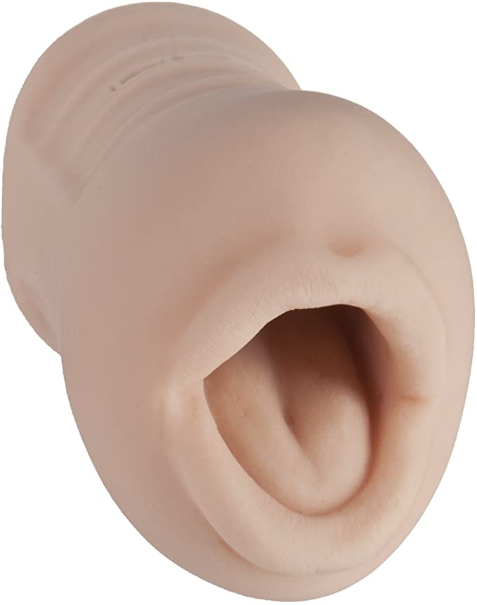 Doc Johnson Sasha Grey - ULTRASKYN - Deep Throat Pocket Pal - Close-Ended Stroker - Creates Natural Suction