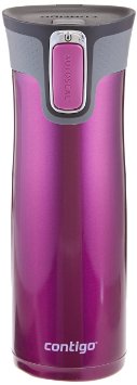 Contigo Autoseal West Loop Stainless Steel Travel Mug with Easy-Clean Lid 20 oz Radiant Orchid