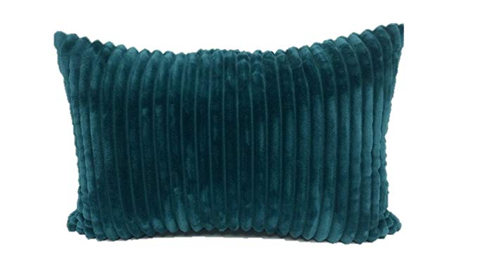 Brentwood Originals 2574 Ridgecrest Plush Throw Pillow, Teal