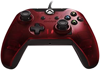 PDP Wired Controller for Xbox One, Xbox One X and Xbox One S, Crimson Red