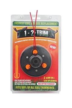 1-2-Trim Blade and Line Gas Trimmer Universal Weed Eater Head Replacement