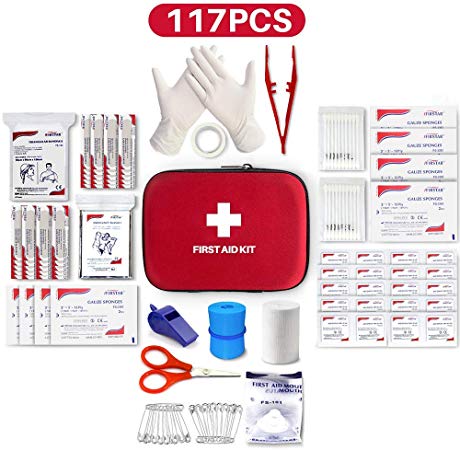 ETROL 22-in-1 Emergency Camping Survival Kit,First Aid Kit,Upgraded Tactical Molle Pouch,Outdoor Camping Gear for Car,Fishing,Boat,Hunting,Hiking,Home,Office etc