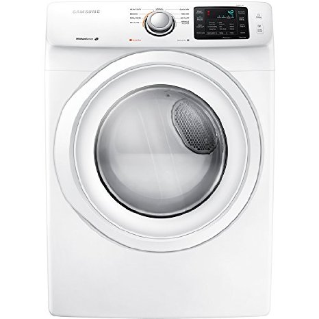 Samsung DV42H5000EW 75 Cu Ft Front-Load Electric Dryer with Smart Care White