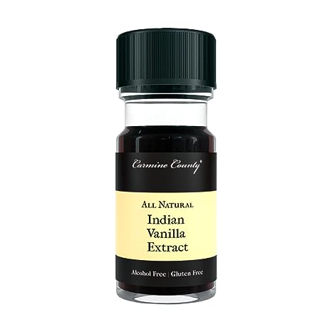 Carmine County All Natural Indian Vanilla Extract, 10 Ml
