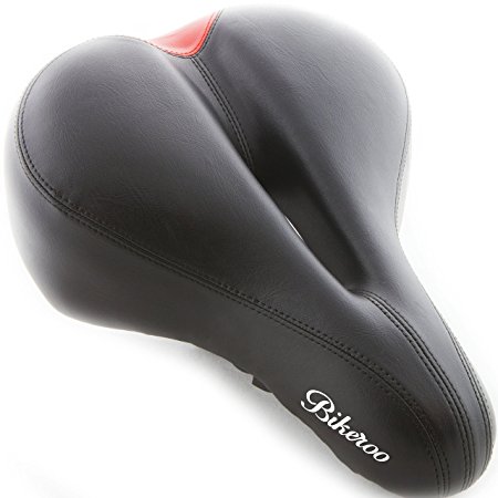 Most Comfortable Bike Saddle for Women - Wide Bicycle Seat with Soft Cushion - Great Comfort for Cruiser, Road Bikes, Touring, Mountain Bike and Fixed Gear