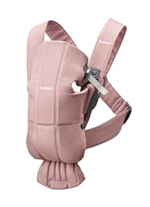 BabyBjörn Baby Carrier Mini, Woven, Dusty Pink